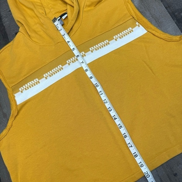 Puma Crop Sleeveless Hoodie size Large - Picture 7 of 8